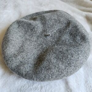 Dorfman Pacific Co Wool Beret Gray Hat Cap DPC Exc Cond French